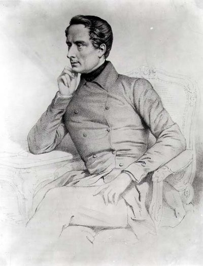 Alphonse-Marie-Louis de Prat Lamartine (1790-1869) by French School